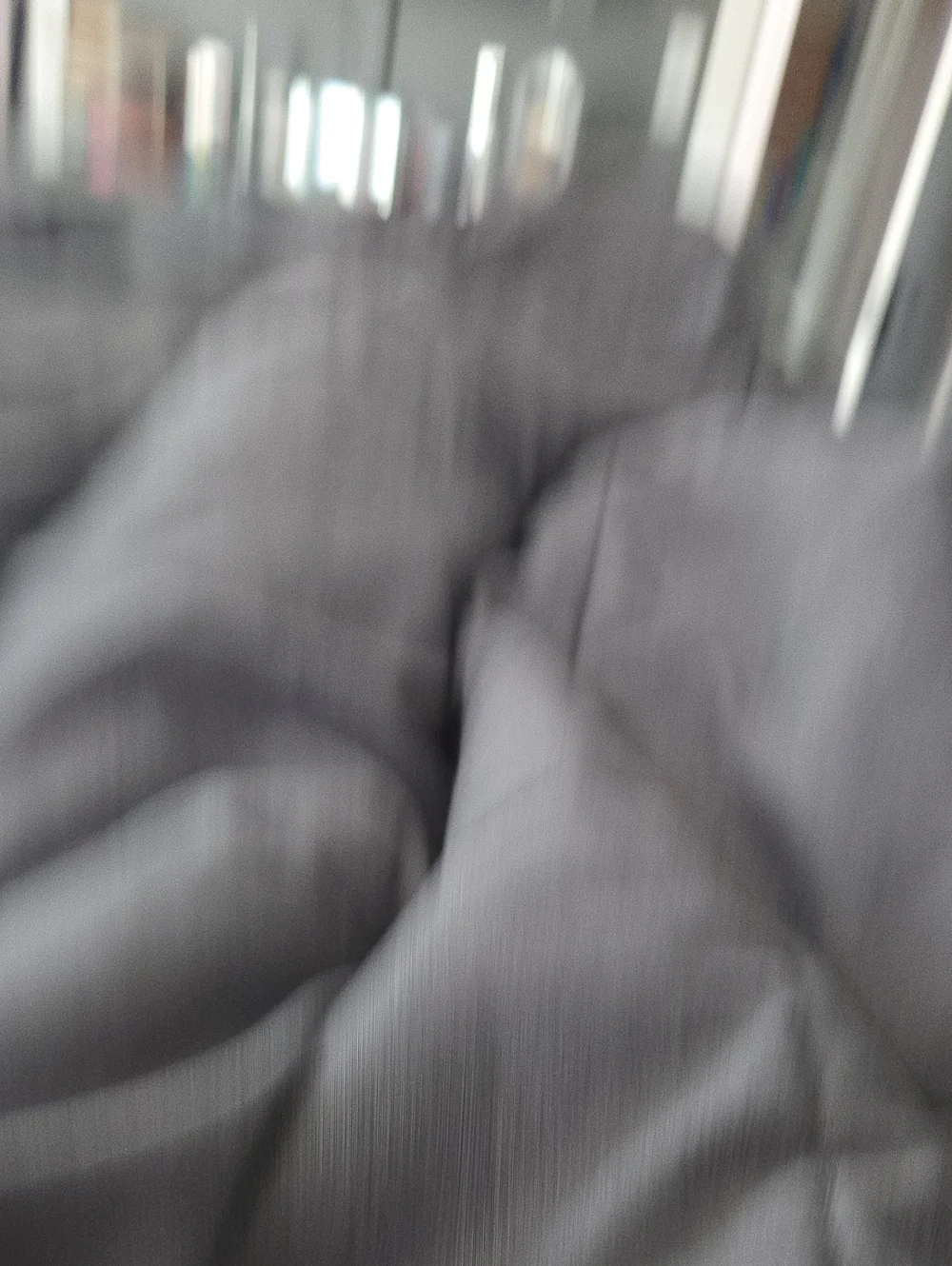 Gray Down-Alternative Comforter - Unbranded
